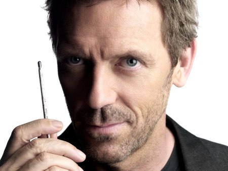 Dr Gregory House z termometrem